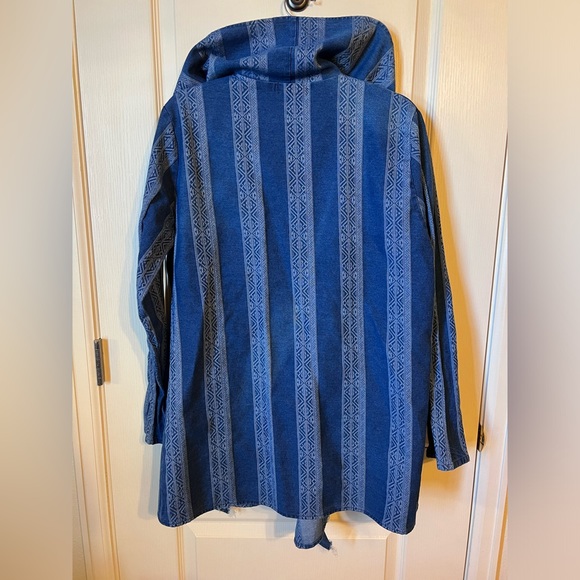 Military Hippie Boho Chic Denim Top - Picture 6 of 7